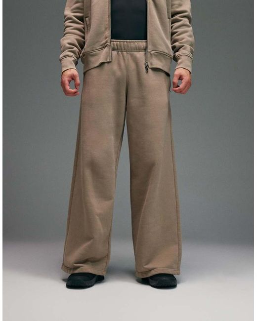 4505 Gray Rest Day Heavyweight 440gsm Cotton Super Oversized jogger With Zip Pockets for men