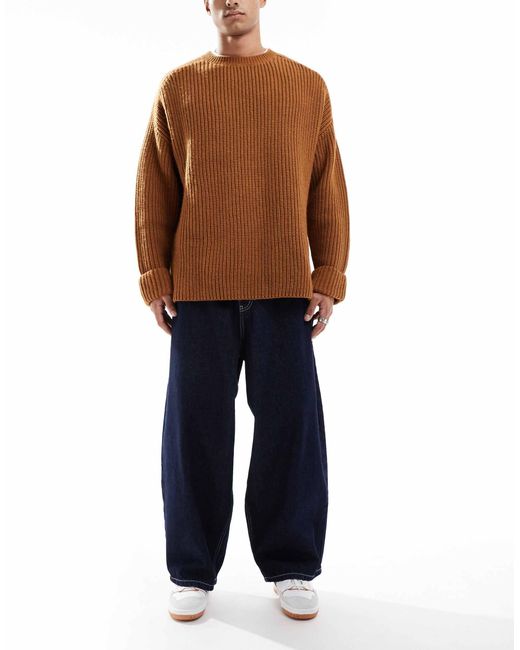 ASOS Blue Oversized Baggy for men
