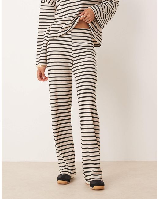 ASOS Natural Waffle Flare Trouser Co-Ord