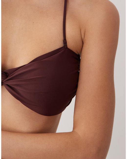 Haut Mango en coloris Brown
