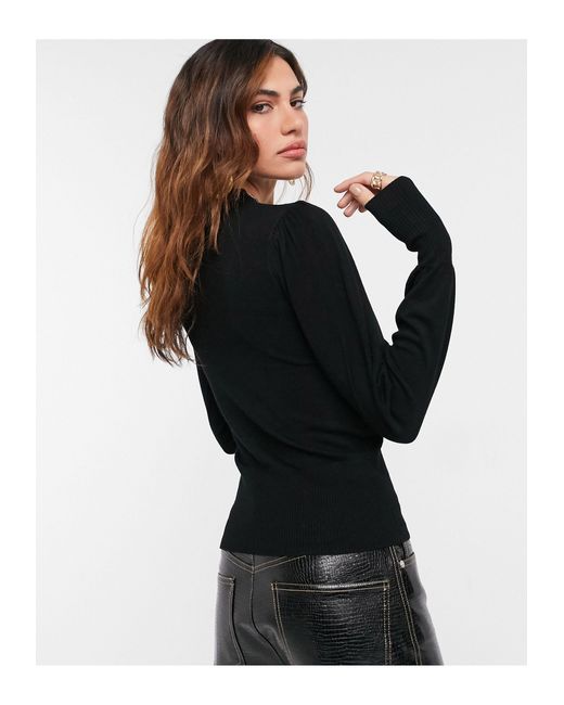 river island black jumper