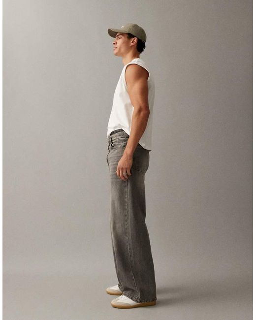 Cotton On Gray Super Baggy Jean for men