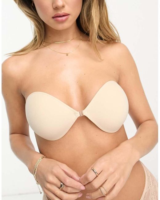 ASOS Natural Moulded Stick On Strapless Backless Bra