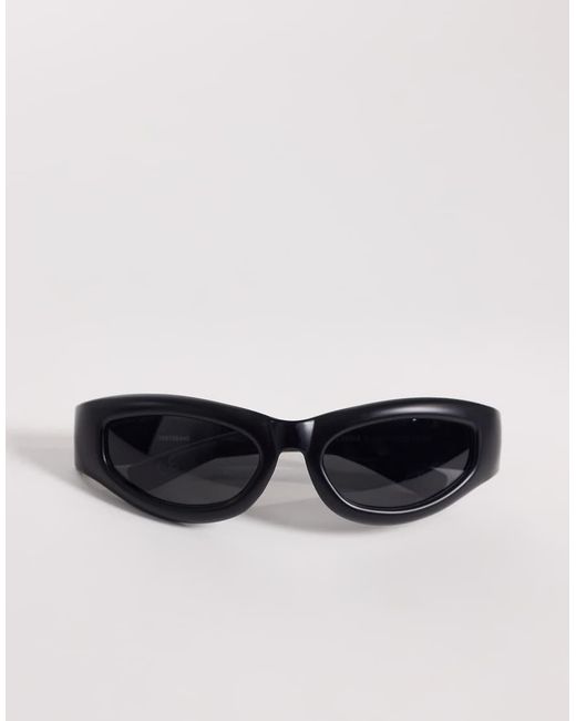 ASOS Black Moulded Sunglasses for men