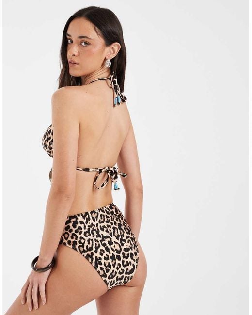 Never Fully Dressed Multicolor Mix & Match Whipstitch High Waist Bikini Bottom Co-Ord