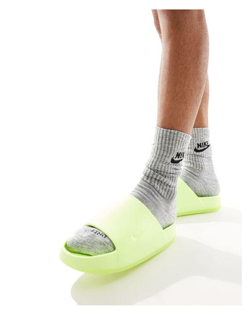 Nike Green Calm Mule Slides for men