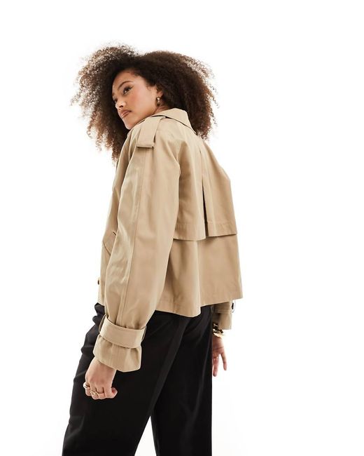 Vero Moda Natural Aware Boxy Short Trench Jacket