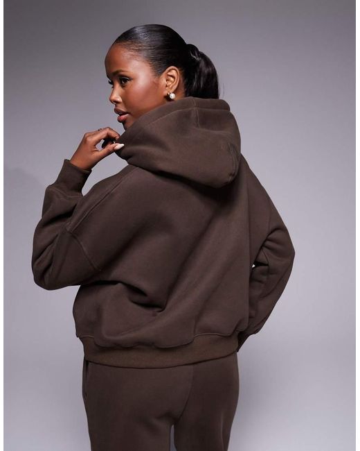 SIMMI Brown Maeve Essentials Hoodie