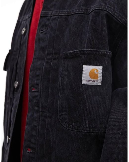 Carhartt Black Belmar Denim Jacket for men