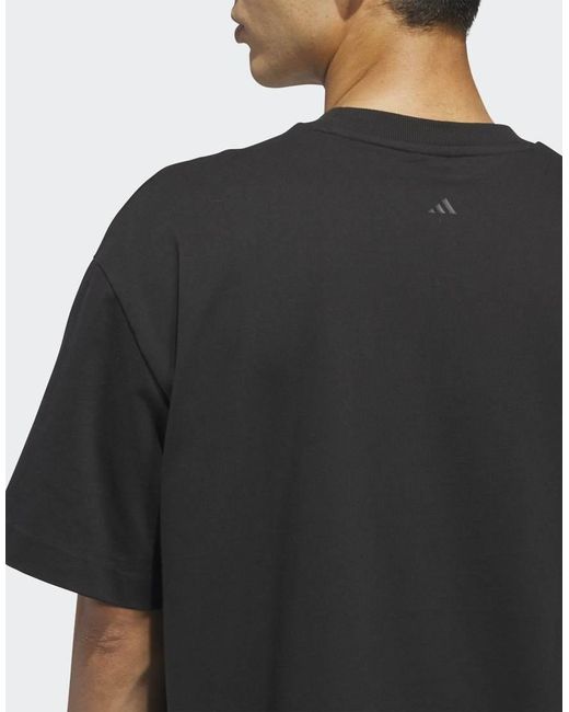 Adidas Originals Black Adidas Basketball Tee (Gender Neutral)