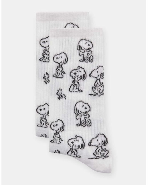 Chaussettes Pull&Bear en coloris White