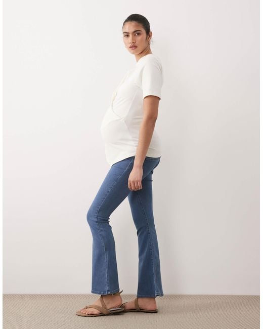 ONLY Blue Push-up Flare Jeans