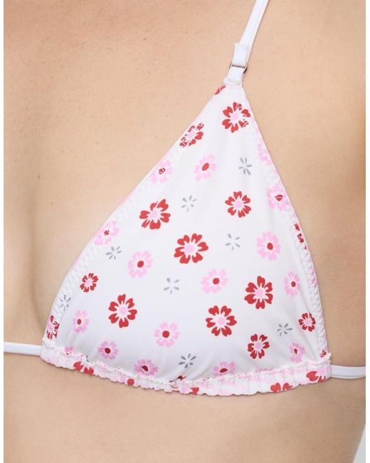 Frankie's Bikinis Multicolor Elena Reversible Bikini Top