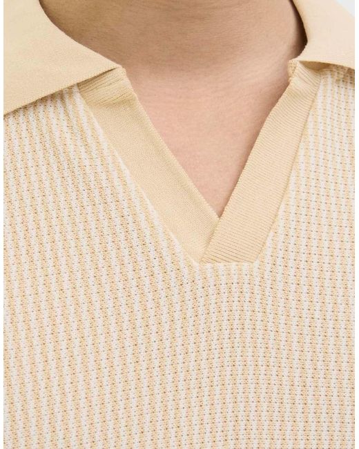 Jack & Jones Polo in het Natural voor heren