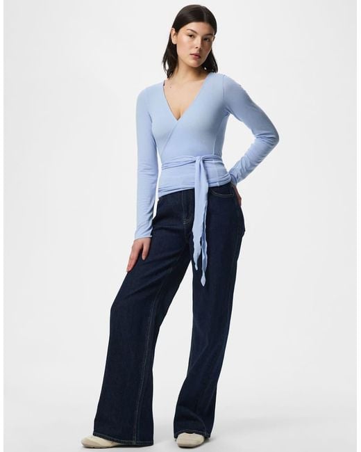 Pieces Blue Top