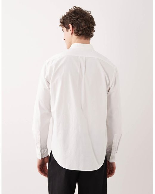 ARKET – oxford-hemd aus reiner baumwolle in White für Herren