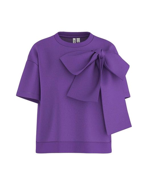HYPEDROP Purple Short Sleeved Sweatshirt