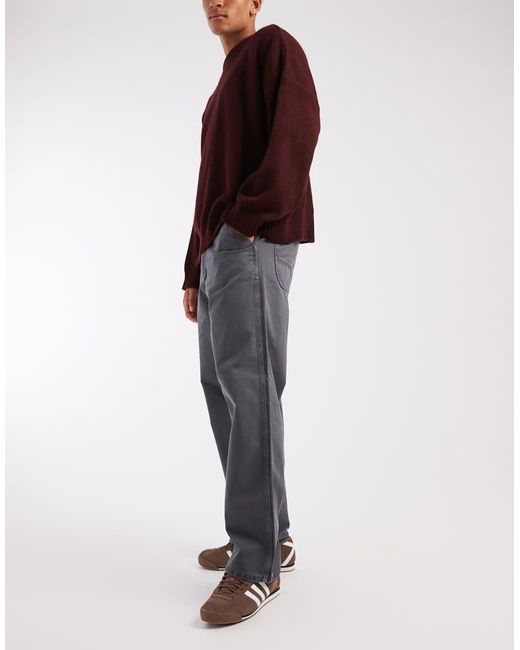 Jack & Jones Gray Alex baggy Workwear Trousers for men