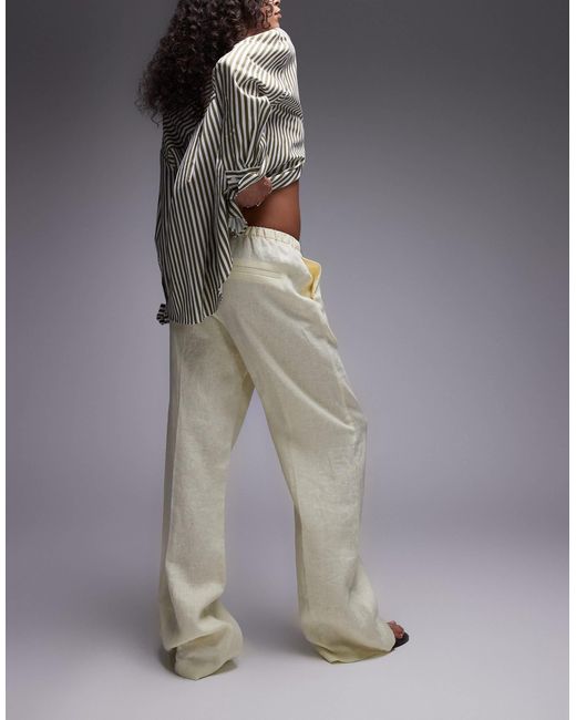 Mango Gray – weiche schlupfhose aus leinen