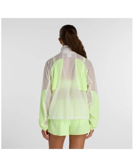 New Balance White Rc Jacket