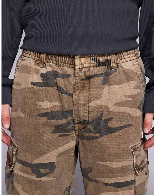 Aape By A Bathing Ape Multicolor Aape By A Bathing Ape Loose Fit Cargo Trousers for men