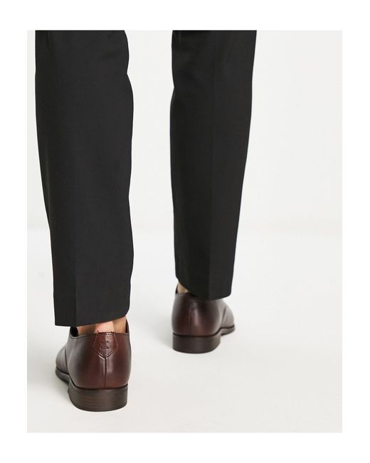 Red Tape Wide Fit Oxford Leather Lace 
