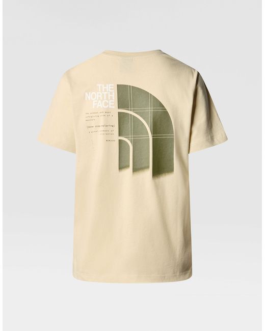 Camiseta beis The North Face de color Natural