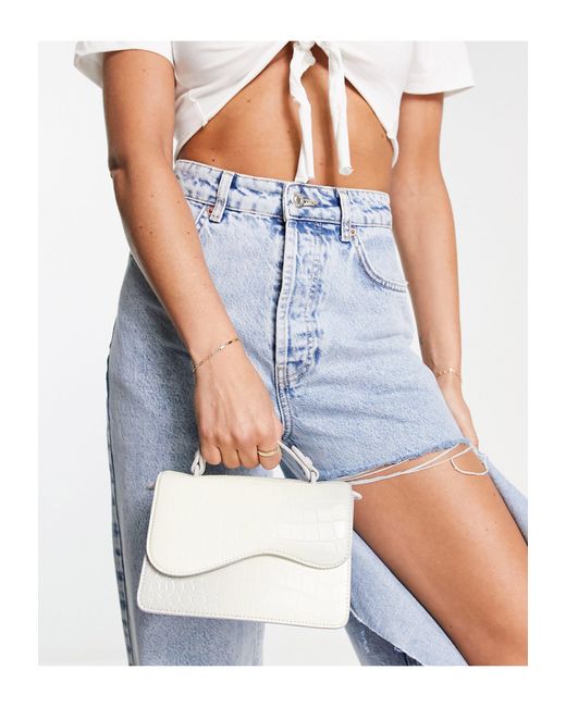 Nami White Vegan Cross Body Bag