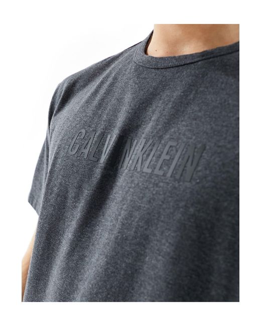 Intense power - t-shirt confort - anthracite Calvin Klein pour homme en coloris Black