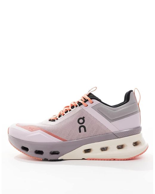 On Shoes Pink On Cloudnova X Training Trainers