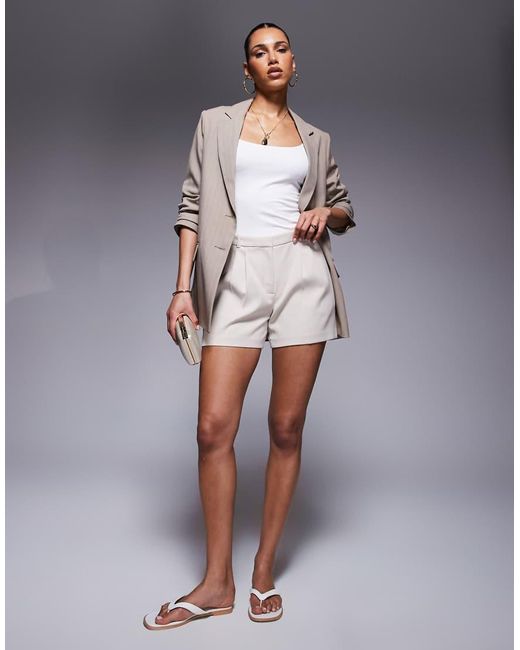 River Island Gray Oversized Blazer