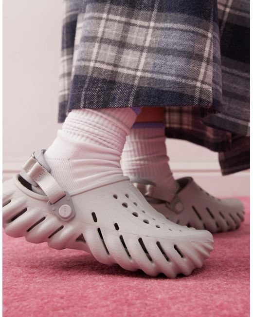 CROCSTM Pink Unisex Echo Clogs