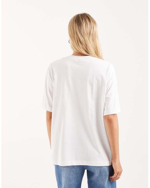 ASOS White Oversized T-Shirt With Anatolia Cherries Graphic