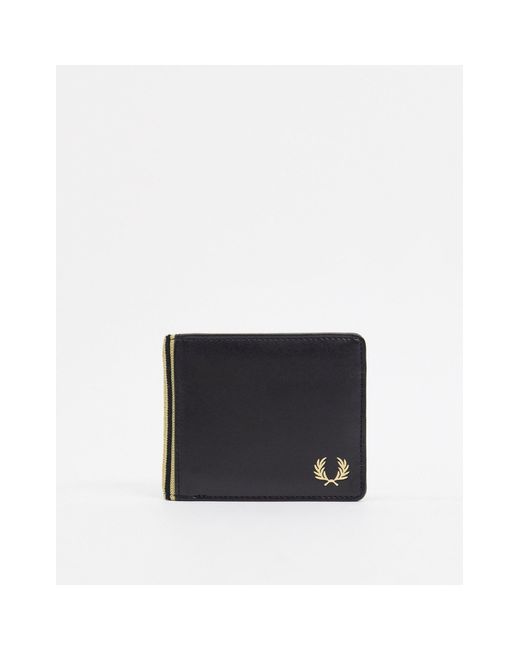 Fred Perry Brieftasche Flat Knit Tipped Black für Herren