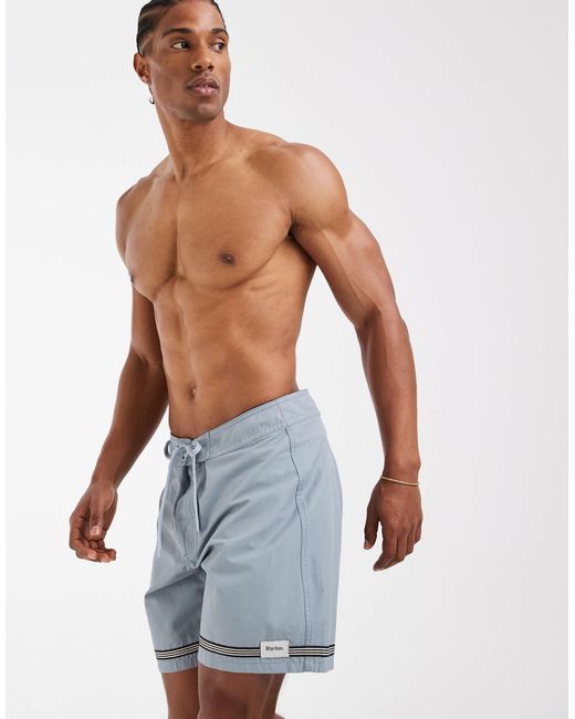 Rhythm Blue Stripe Trunk for men