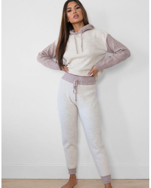 block color sweatpants