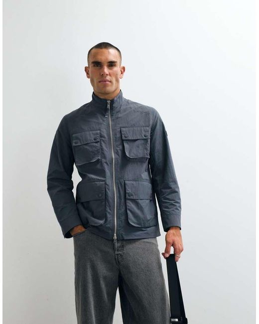 Barbour Blue Course Showerproof Jacket for men