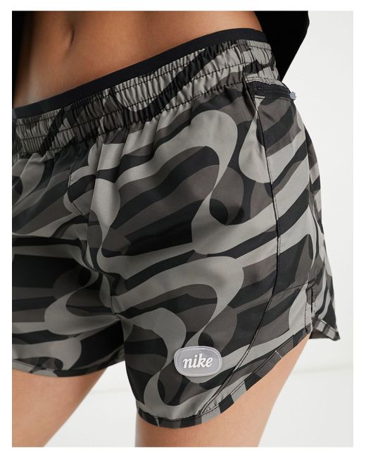 Nike Icon Clash Tempo Luxe Dri-fit All Over Shorts in Black | Lyst
