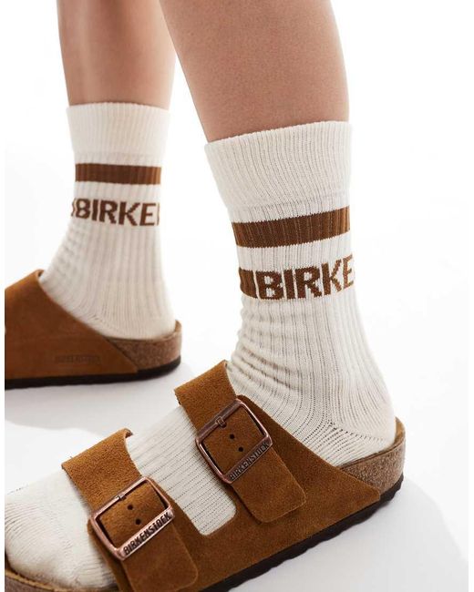 Birkenstock Natural Tennis Cotton Unisex Socks