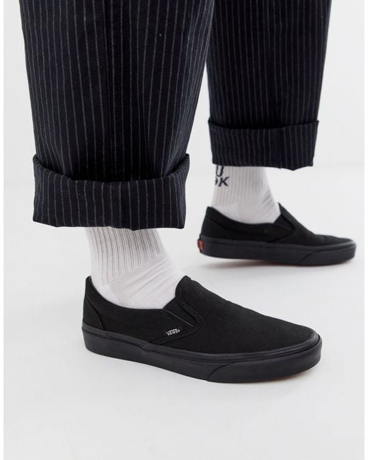 Vans Canvas Classic Slip-on Plimsolls 