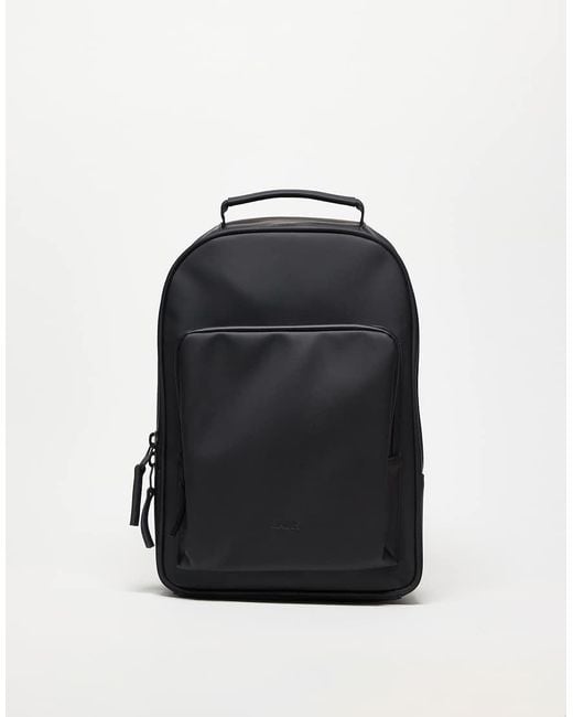 Rains Black Book Waterproof Backpack