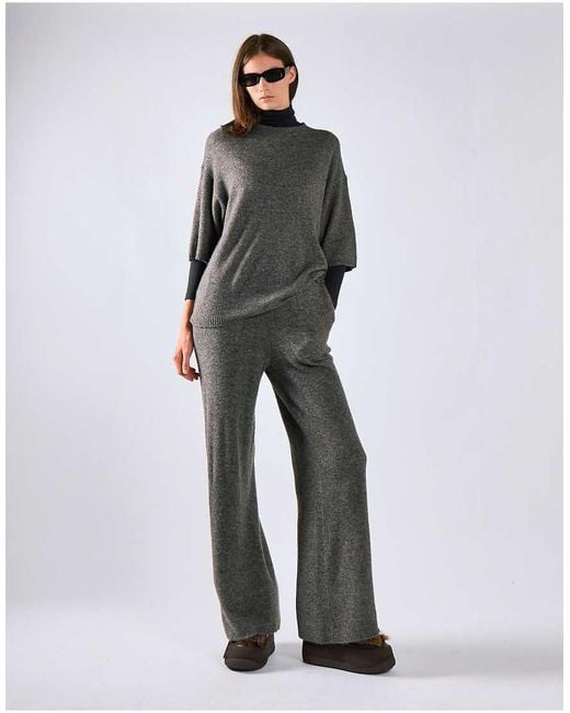 Glamorous Gray Flare Trousers