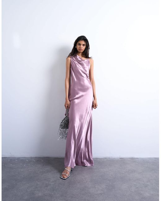 TOPSHOP Purple – midikleid