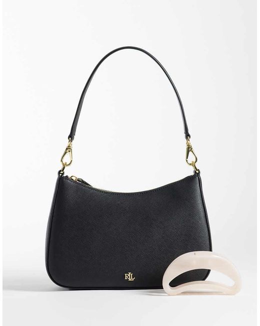 Ralph Lauren White Danni Shoulder Bag