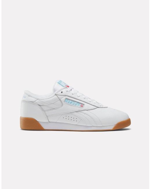 Reebok White Freestyle Lo Womens Trainers