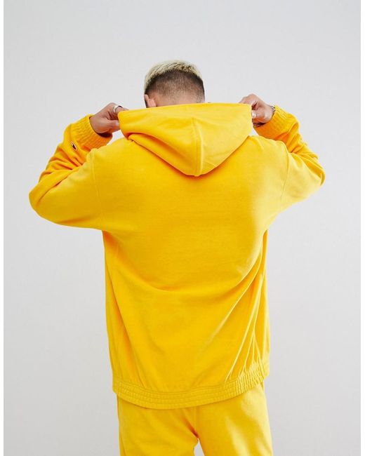 champion sweatshirt yellow