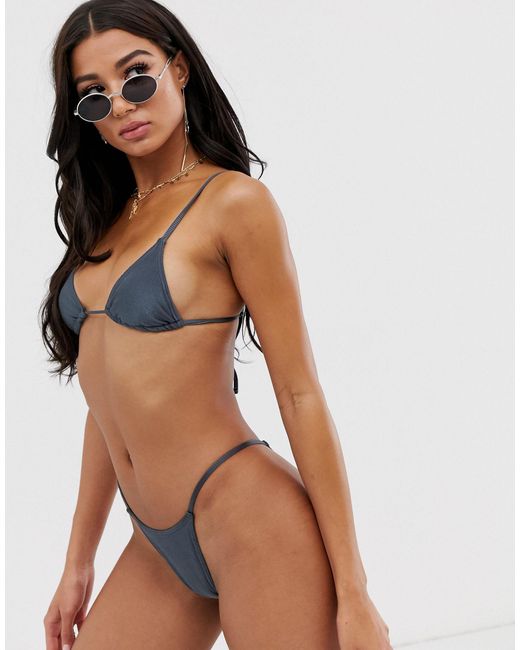 micro triangle bikini top