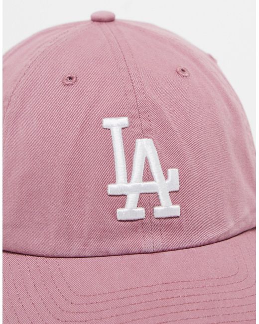 '47 Pink La Dodgers Clean Up Cap