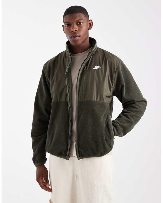 Nike Brown Club Fleece Jacket for men