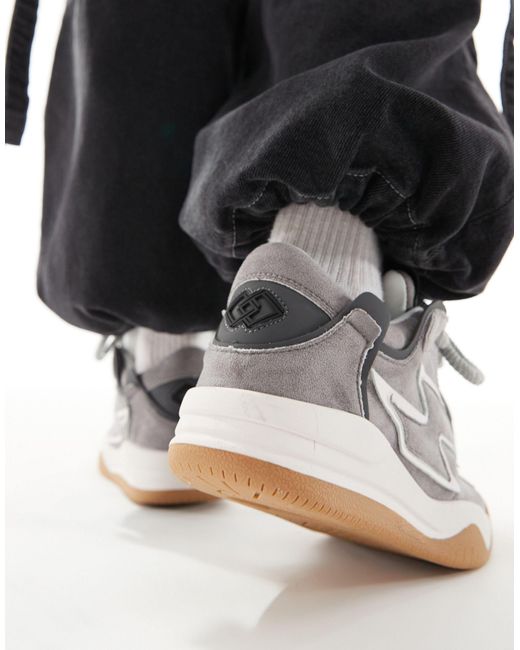 Chunky sneakers grigie di ASOS in Gray da Uomo